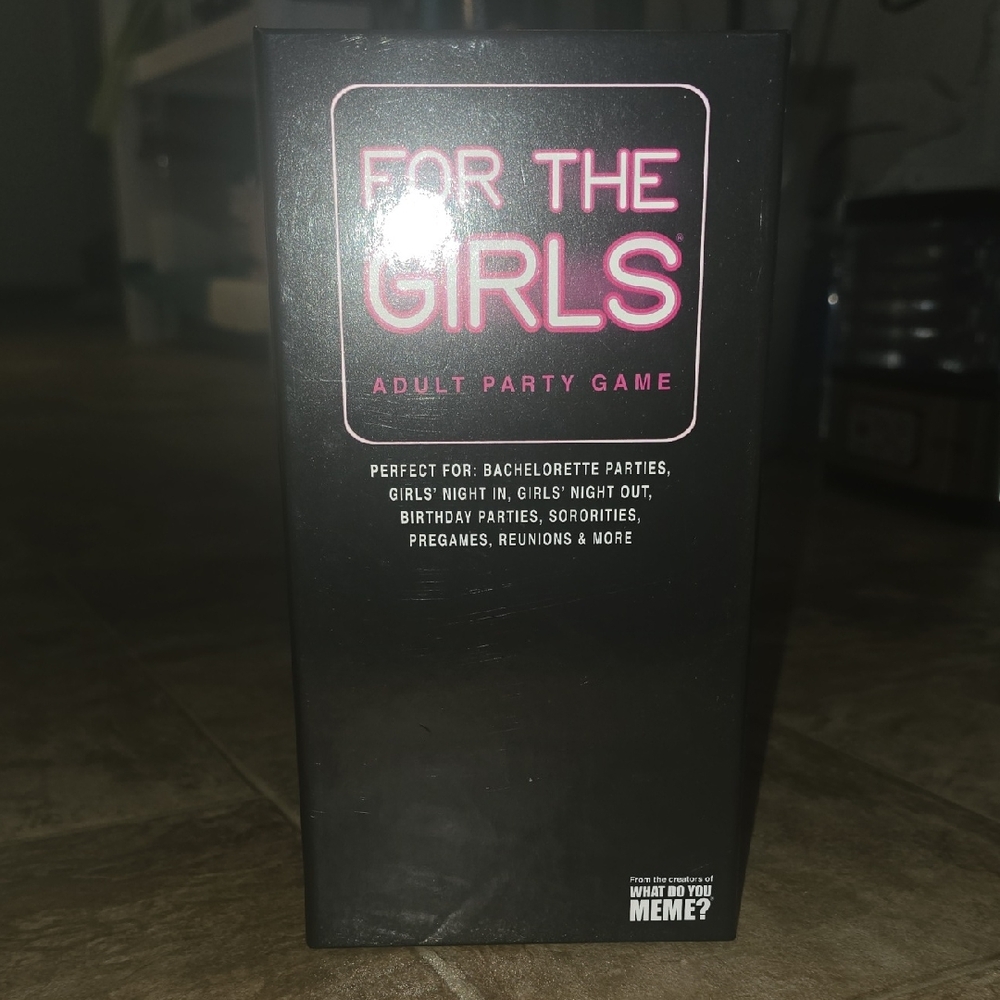 For The Girls Adult Party Game by What Do You Meme? - Black